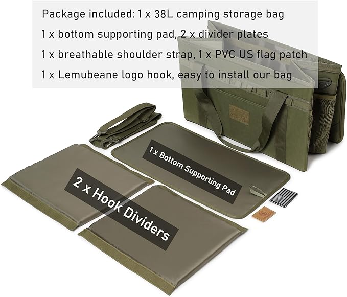 Tactical Camping Storage Bag Utility Tote Bag Camping Kitchen Organizer - Image 4