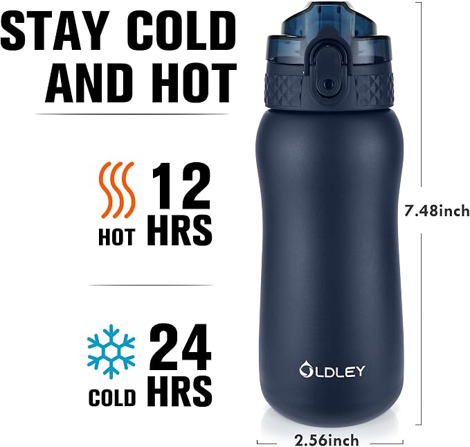 Oldley Insulated Water Bottle 12oz Water Bottles - Image 3