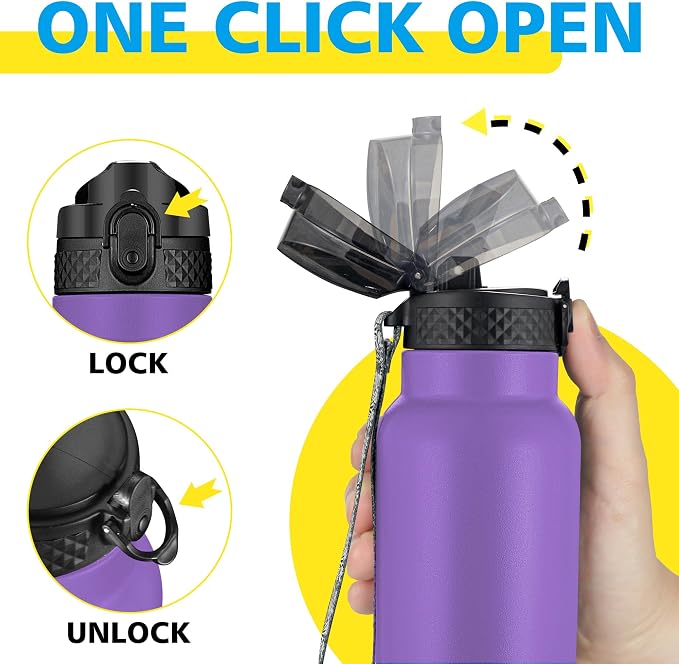 Han's Bottle Sports Water Bottle - 24 Oz - Image 4
