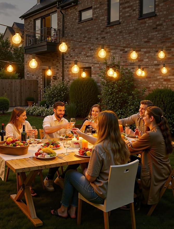Larkvue 100FT Solar String Lights Outdoor - Image 9