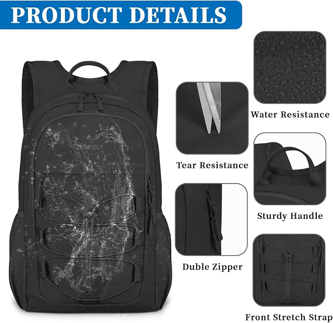 ZOMFELT Hiking Backpack for Women Men, 25L Lightweight Packable Backpacks for - Image 4