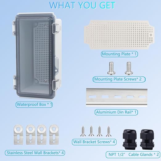 IP67 Waterproof Junction Box, ABS Plastic Electrical Enclosure - Image 5