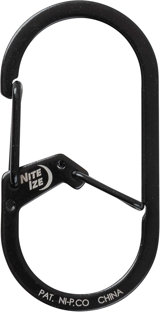 Nite IZE GS2-01-R6 G-Series Dual Chamber Carabiner, Size #2 1-Pack - Image 2