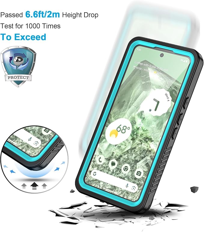 Lanhiem Pixel 8 Case, IP68 Waterproof Dustproof Case - Image 2