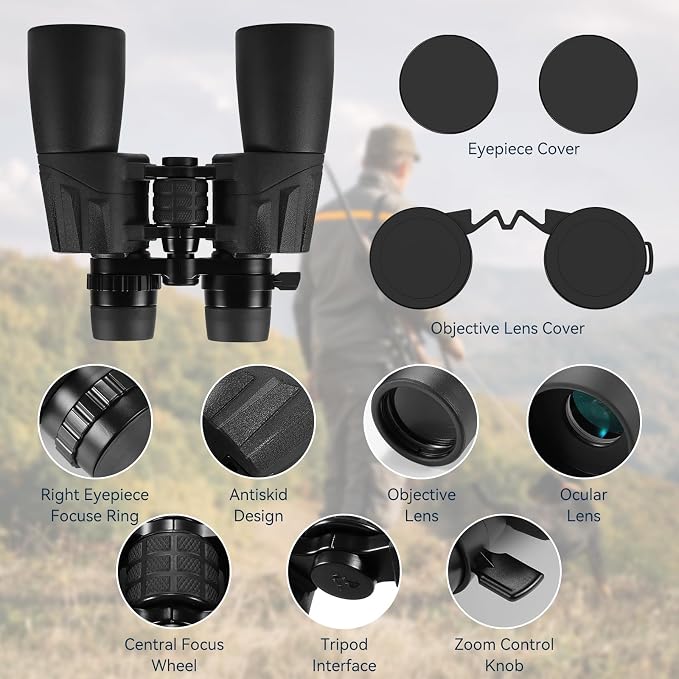 10-30X50 High Powered Zoom Binoculars - Image 8