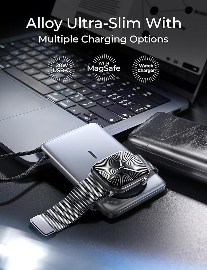 LISEN 0.5'' Ultra Slim MagSafe Power Bank - Image 3