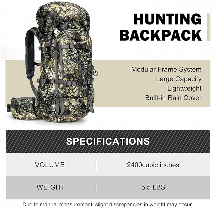 MOXULE Pro 2400 Camo Frame Backpack - Image 4
