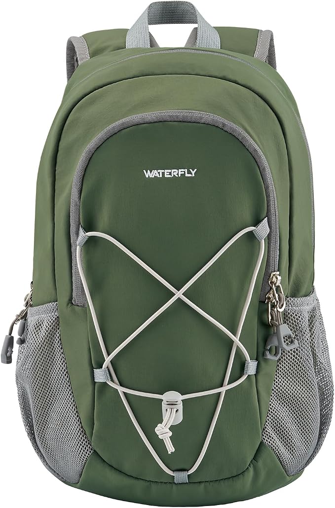 WATERFLY 12L Small Hiking Backpack: Day Pack Lightweight Travel Bag Camping by Waterfly