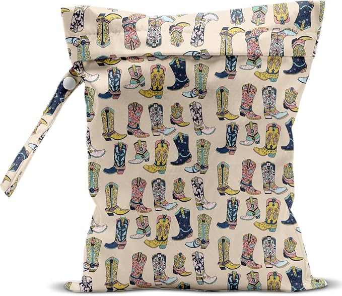 Waterproof Wet Bag for Swimsuit, Travel Beach Wet Dry Bag, Hidden Zipper by zcyxuuw