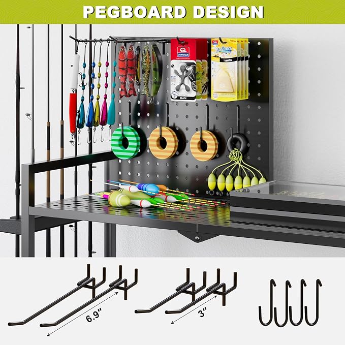 Fishing Rod Holders for Garage, Fishing Rod Stand - Image 6
