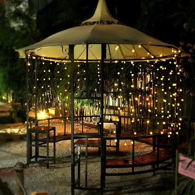 Toodour Solar String Lights Outdoor Waterproof, 36ft 60 LED Globe String Light - Image 4