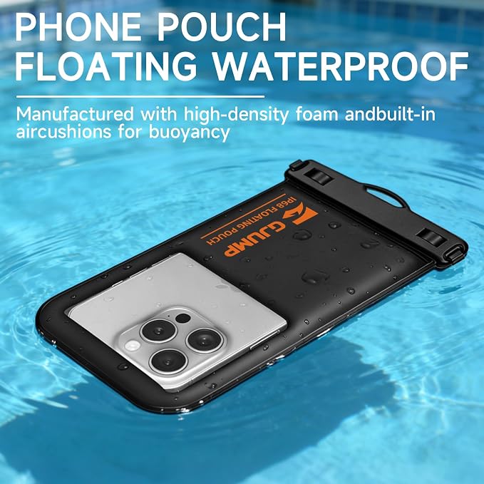 Waterproof Phone Pouch Floating 2 Pack, IP68 Dry Bag Compatible - Image 2