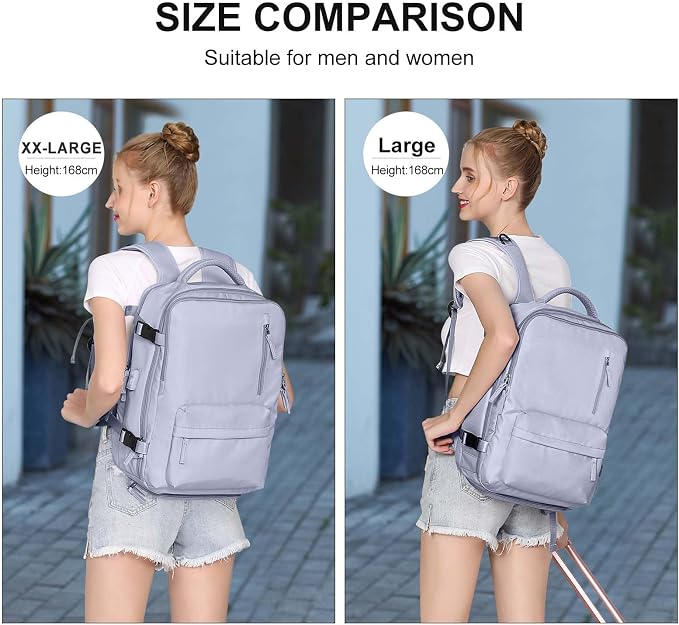 WONHOX Large Travel Backpack Carry on Flight Approved Laptop Work Business - Image 7