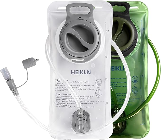HEIKLN Hydration Bladder 1.5L-2L-2.5L-3L, Leak Proof Water Reservoir, BPA Free by HEIKLN