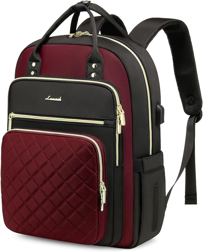 LOVEVOOK Laptop Backpack Purse for Women, 15.6" Laptop Bag for Travel by LOVEVOOK