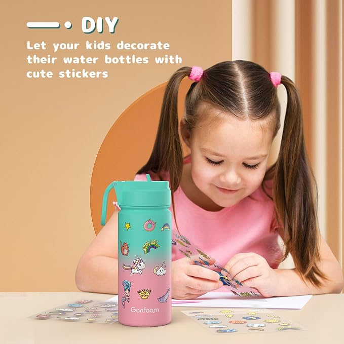 Kids Water Bottle, 16oz Water Bottles Kids - Image 4