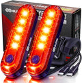 BLITZU USB-C Rechargeable Bike Tail Light 2 Pack, Bright Bicycle Rear Cycling by BLITZU