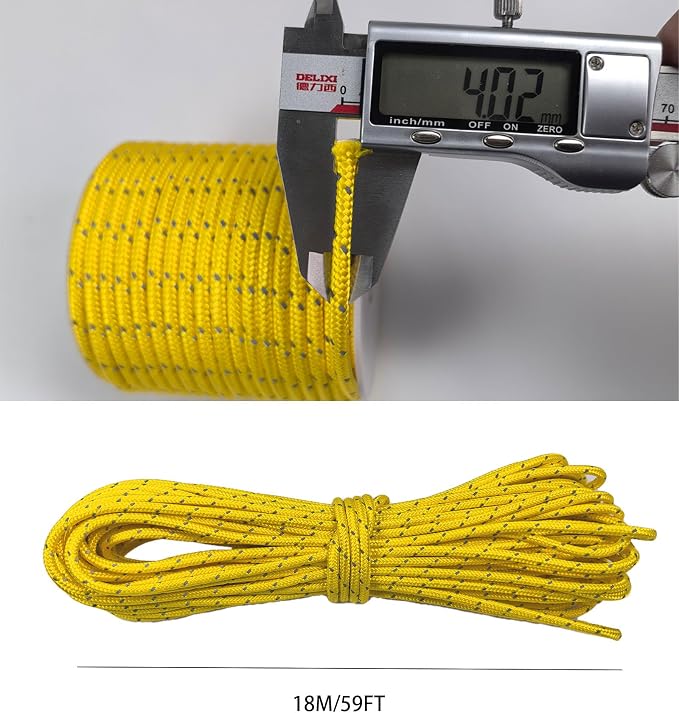 Dyneema Reflective Rope -2mm 400kg Fracture Strain - Image 2