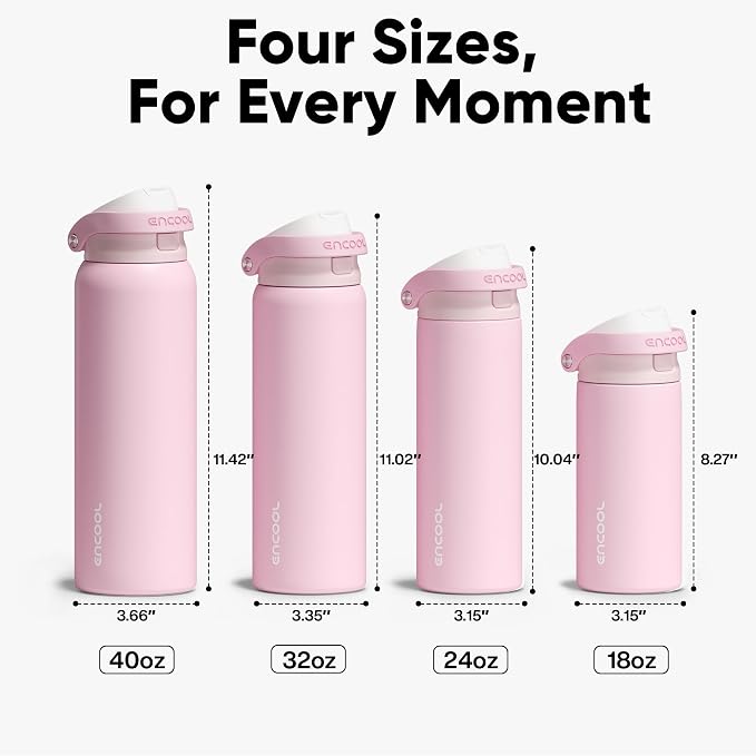 ENCOOL Leakproof Insulated Water Bottle - Image 9