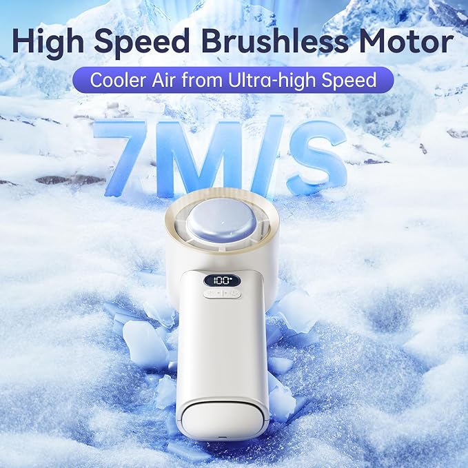 MUXNW Portable Fan for Travel Mini: Pocket Small Handheld Hand Held - Image 2