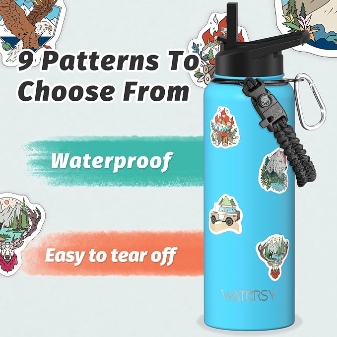 40oz Insulated Water Bottle, BPA Free&Leak Proof, Stainless Steel Water Flask - Image 4