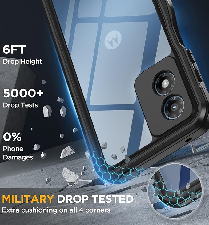 for Motorola Moto G Play 2024 Phone Case Waterproof - Image 4