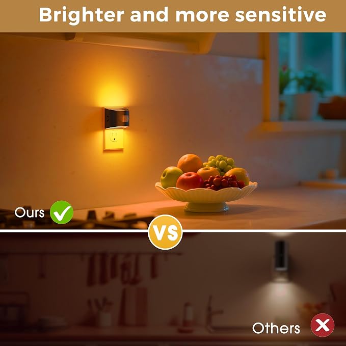 L LOHAS LED Night Light with Motion Sensor & Dusk to Dawn Sensor, Night Lights - Image 6
