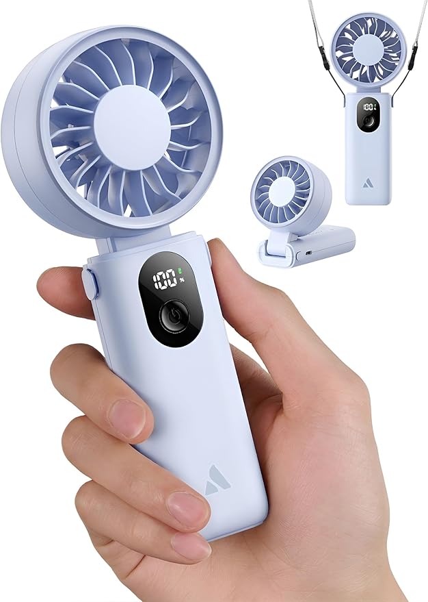 Aecooly Mighty Portable Handheld Fan | 20H Max Cooling Time | 3 Flexible Modes by Aecooly