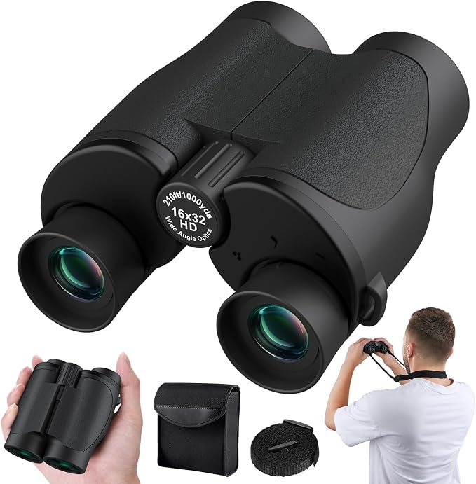 Aurosports 16x32 Binoculars for Adults and Kids by aurosports