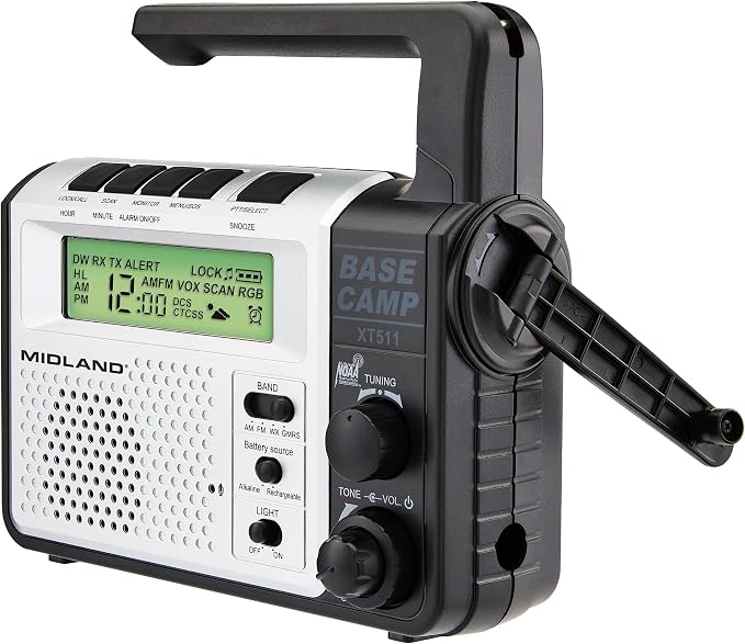 Midland® - XT511 - Emergency Radio - 22 Channel Two-Way Base Camp Radio by MidlandRadio