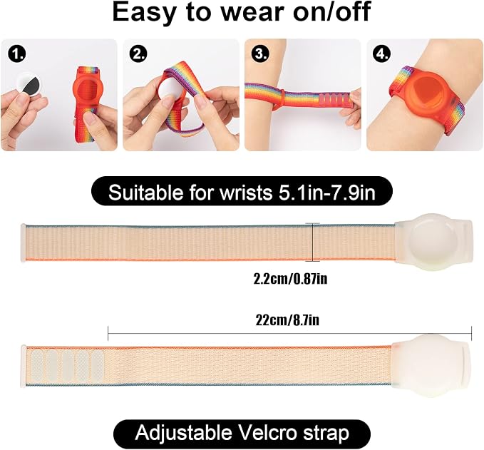Kids Wristband Compatible with Apple AirTag, Protective Case - Image 2