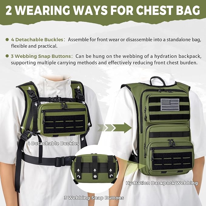 Koculemi Tactical Hydration Backpack - Image 3