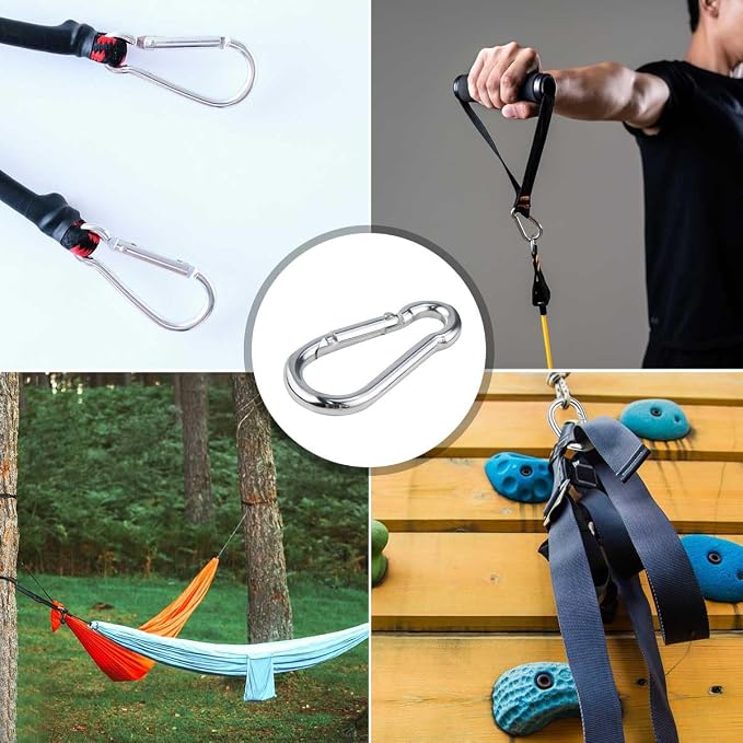 12 Pack Spring Snap Hook Heavy Duty Snap Carabiner Clip - Image 5
