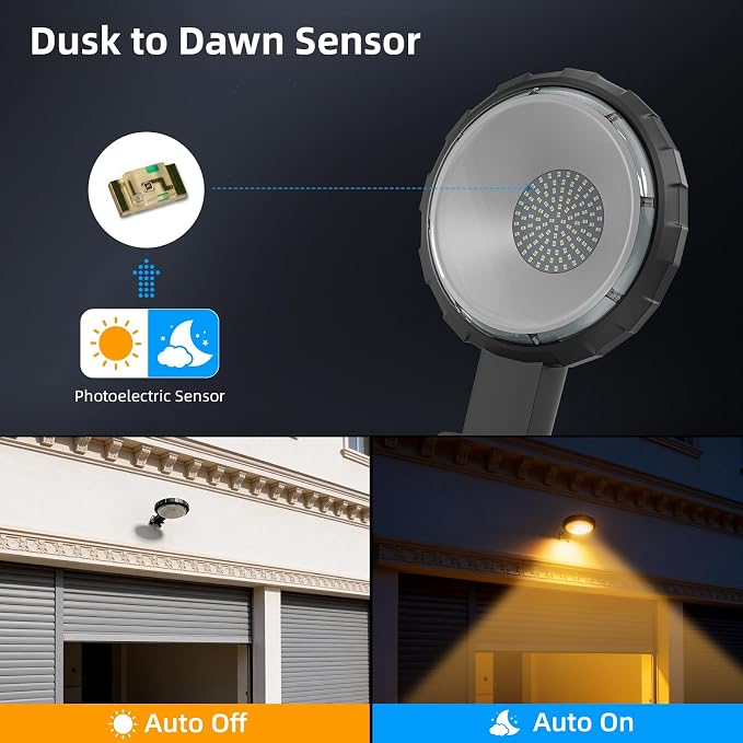 Karjoefar LED Barn Light, Dusk to Dawn Outdoor Lighting - Image 4
