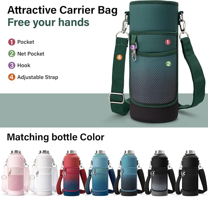 DYSANKY Insulated Water Bottle | Thickened Stainless Steel Vacuum Metal | - Image 5