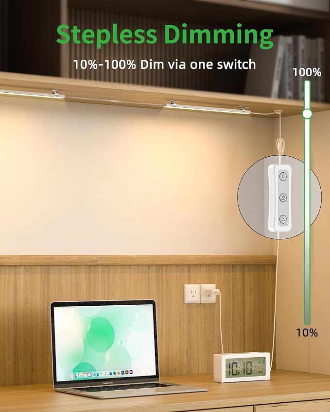 Plug-in Under Cabinet Lighting, Dimmable Under Counter Lights - Image 4