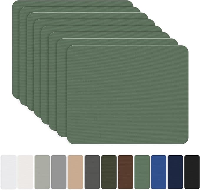 OAZ 8 Pieces 7.87 x 5.9 inch Nylon Repair Patches Nylon Fabric Patch by OAZ