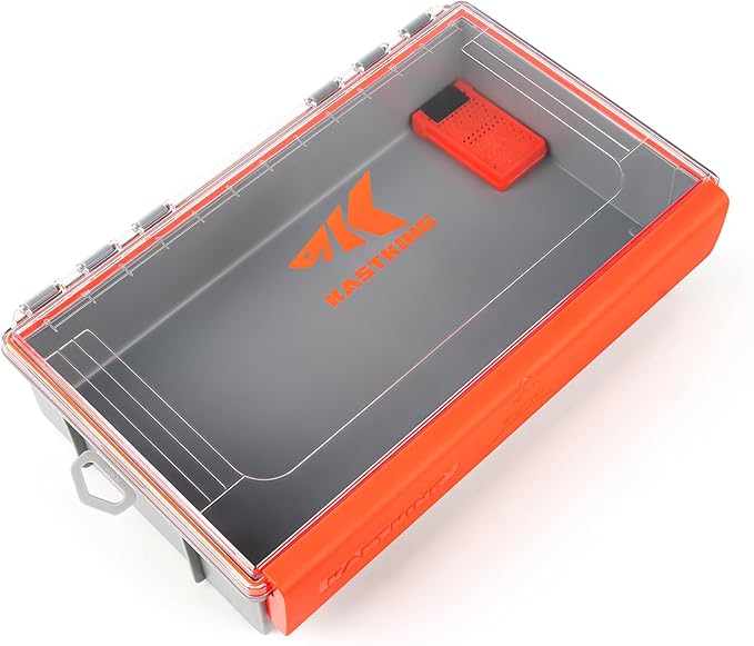 KastKing HyperSeal Waterproof Tackle Box, 3700 Deep Tackle Trays, Fishing by KastKing