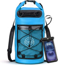 STOVER 5/10/25/30/40/55L Waterproof Dry Bag- Roll-Top Backpack w/Phone Case- by STOVER