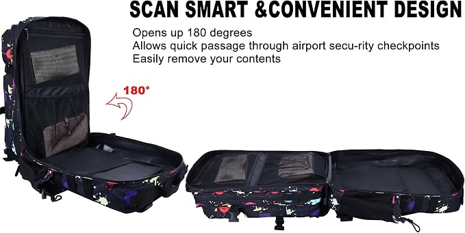 LHI Military Tactical Backpack for Men and Women 45L Army 3 Days Assault Pack - Image 7
