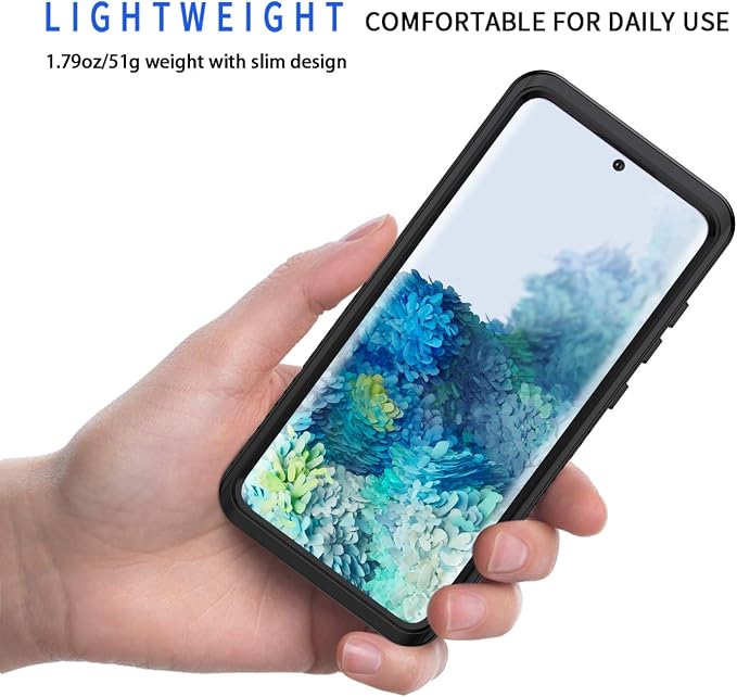 Lanhiem for Samsung Galaxy S20 Case, IP68 Waterproof Dustproof Case - Image 2