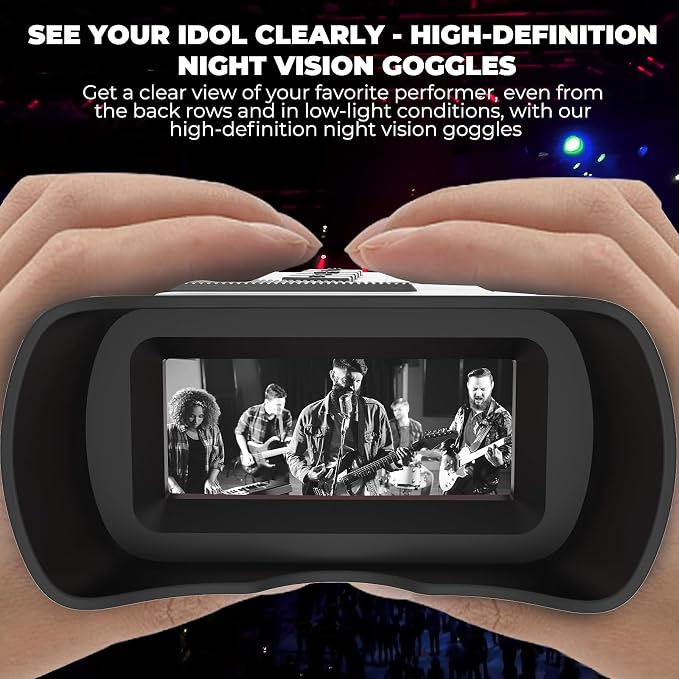 WOSPORTS 4K Night Vision Goggles – 1315FT Detection, Dual Zoom, Rechargeable - Image 5