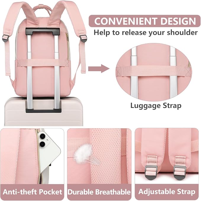 bagswan Laptop Backpack for Women Work - Image 5