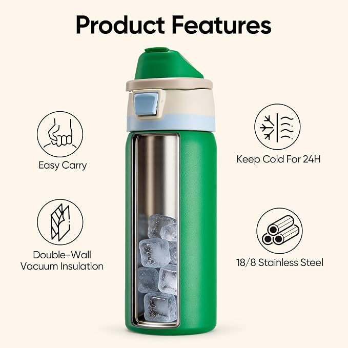 Fijinhom 24 oz Insulated Water Bottle - Image 6