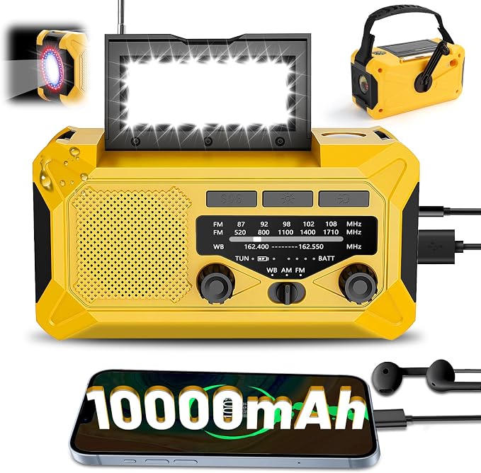 Emergency Hand Crank Radio by Veubew