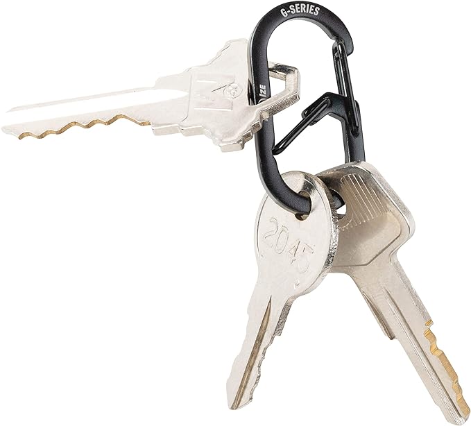 Nite IZE GS1-01-2R6 G-Series Dual Chamber Carabiner, Size #1 2-Pack - Image 4