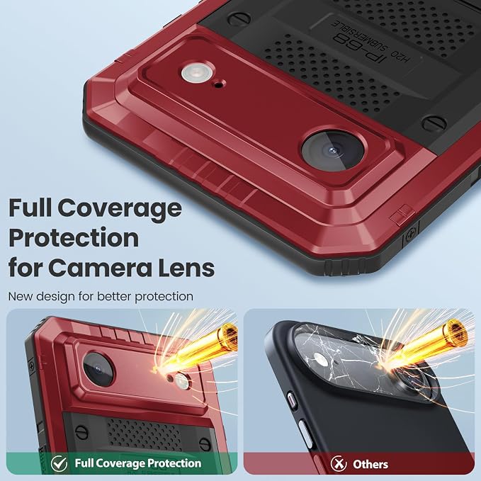Mitywah Waterproof Case for iPhone Air, Military Grade Rugged Metal Case - Image 5