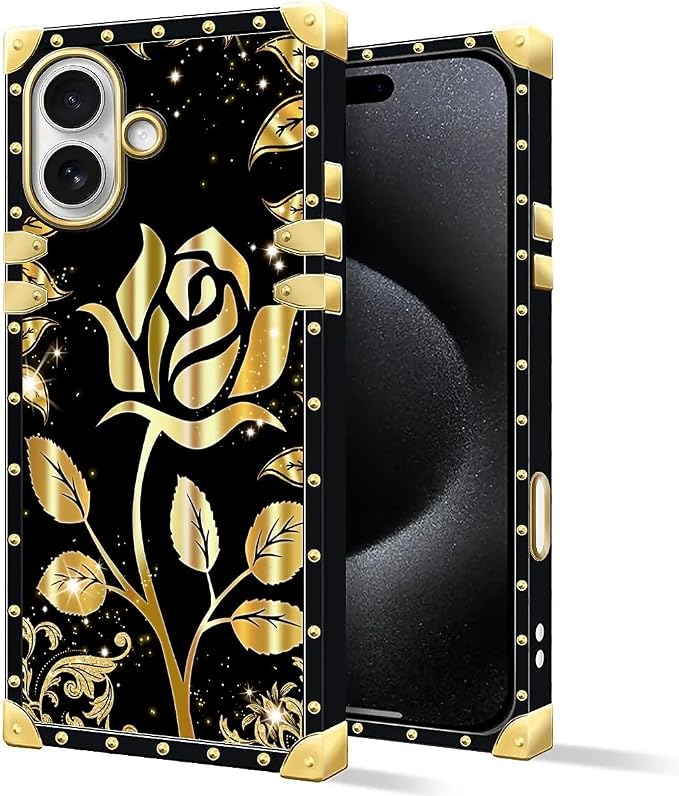 for iPhone 17 Case Luxury Golden Decoration - Image 2