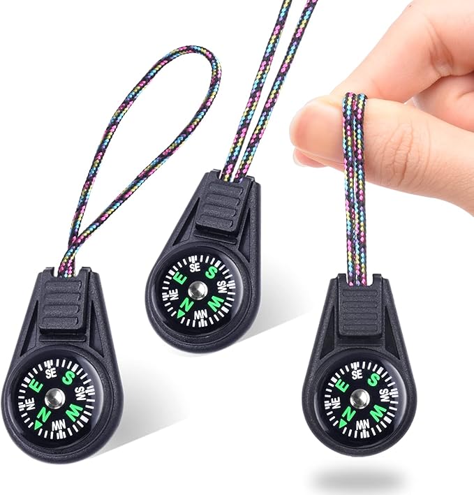 25 Pack Compass for Kids Mini Compasses Bulk Kids Toy Compass for Party by CooBigo