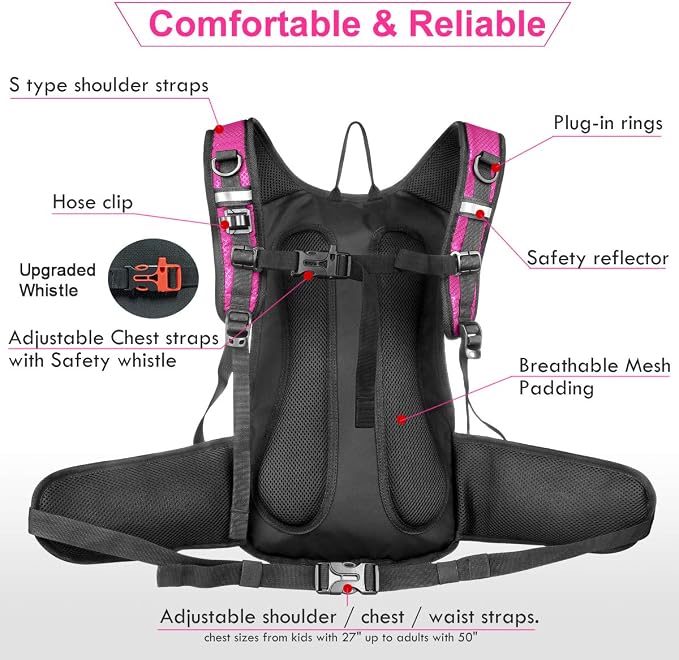 Mothybot Hydration Pack, Insulated Hydration Backpack - Image 4